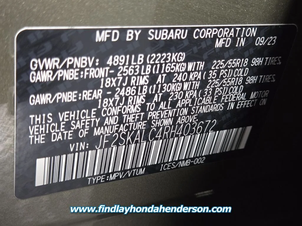 2024 Subaru Forester Limited - Photo 14