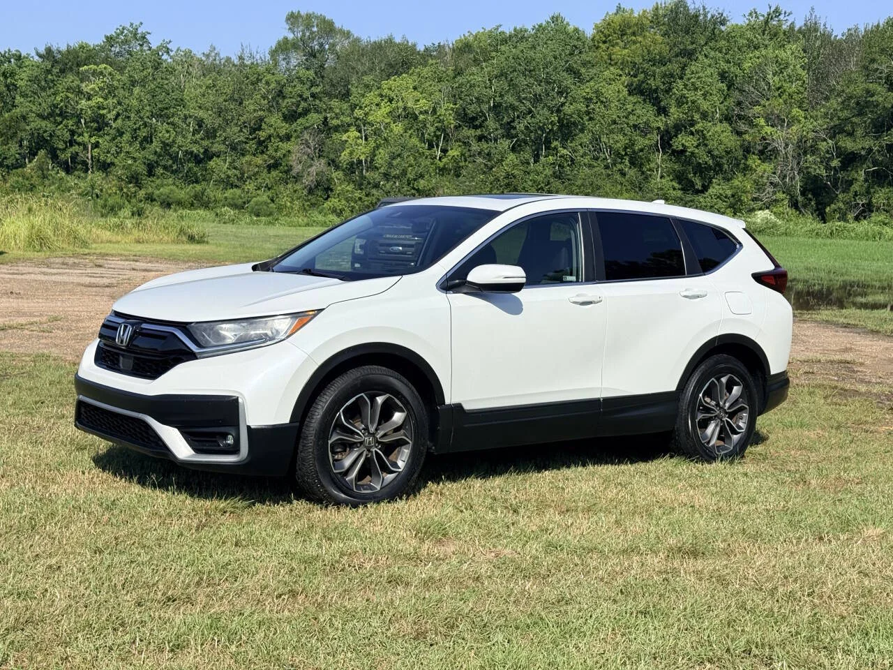 Used 2020 Silver Honda EX 4dr SUV image 1