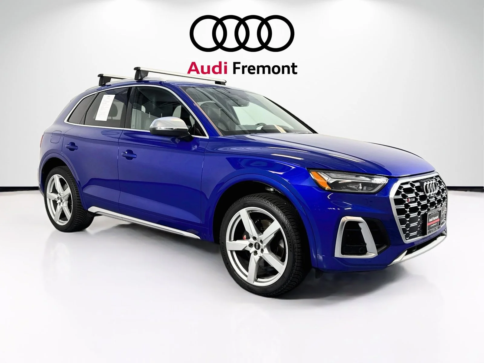 Used 2022 Blue Audi Premium Plus image 3