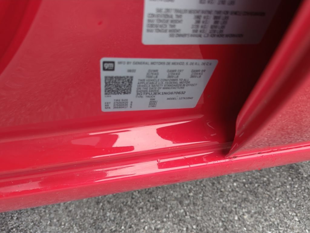 Used 2022 Cardinal Red GMC Elevation image 36