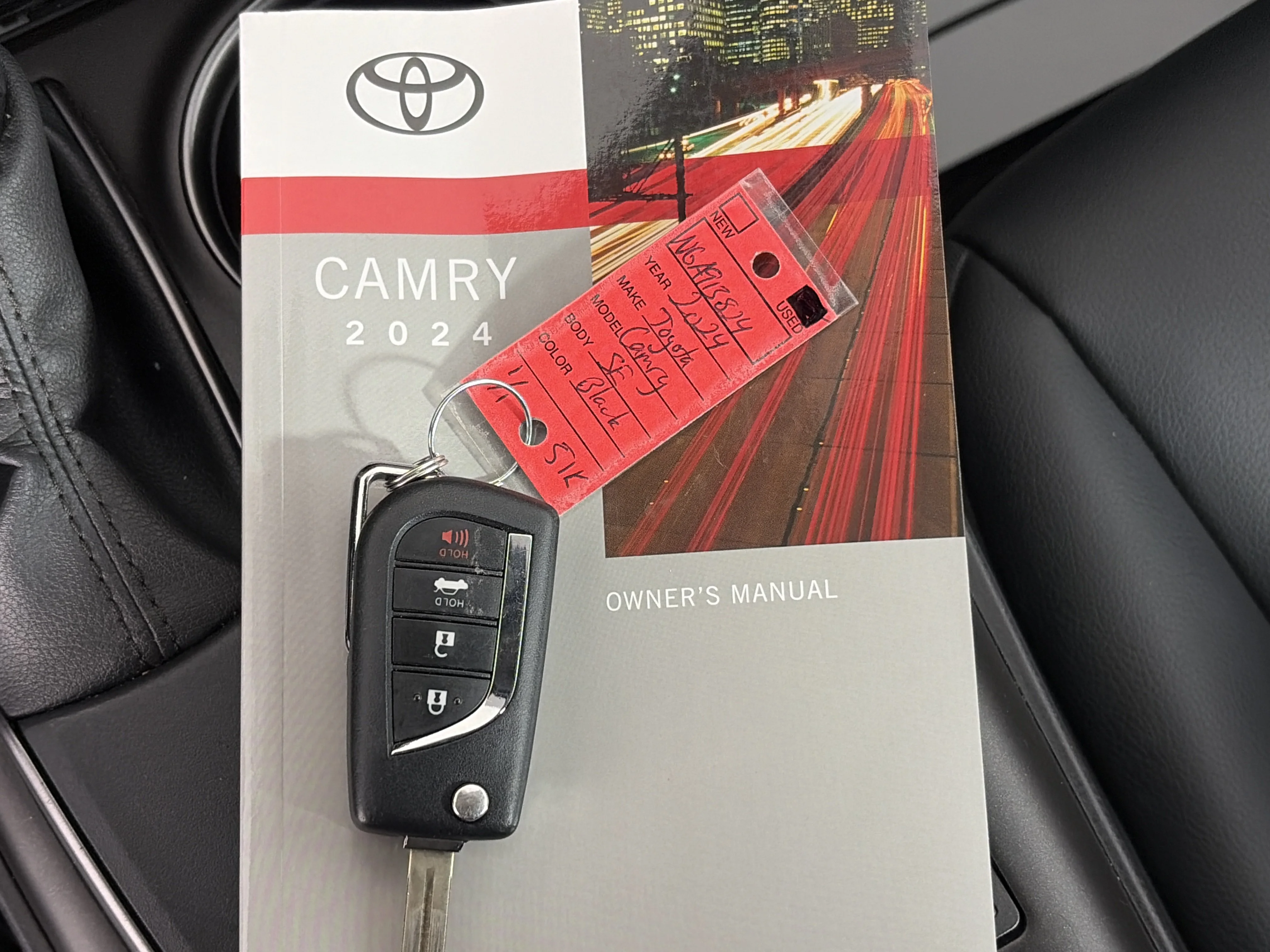 Used 2024 Black Toyota SE image 31