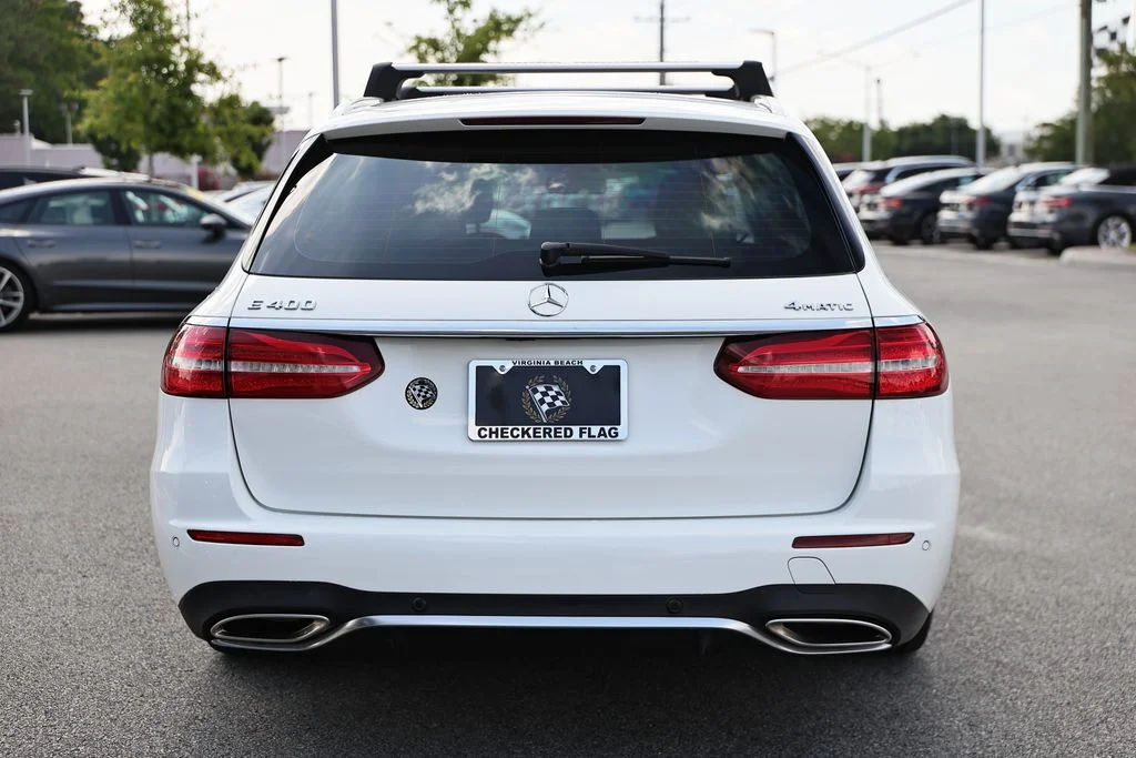 Used 2017 designo Diamond White Metallic Mercedes-Benz E 400 image 10