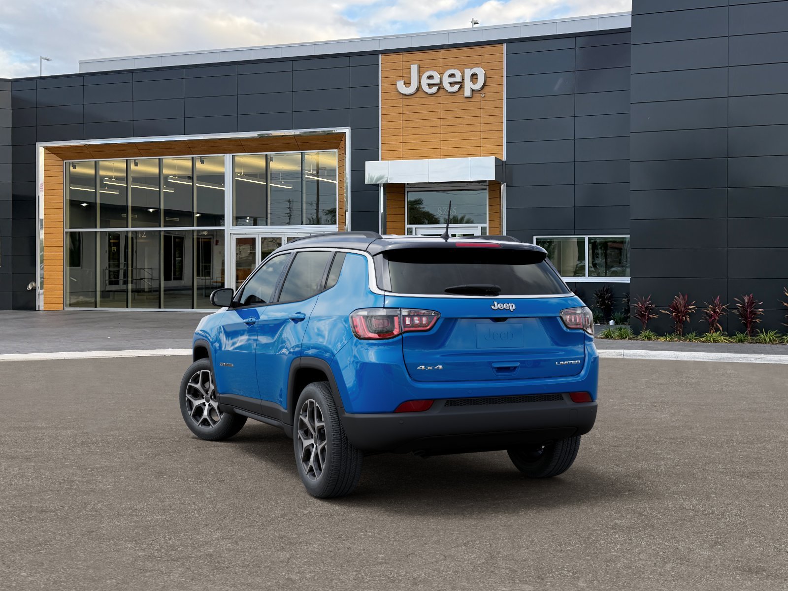 New 2026 Hydro Blue Pearl-Coat Exterior Paint Jeep Limited image 3