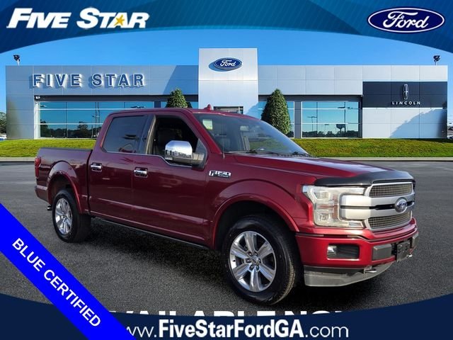 Certified Used 2019 Ruby Red Metallic Ford Platinum image 1