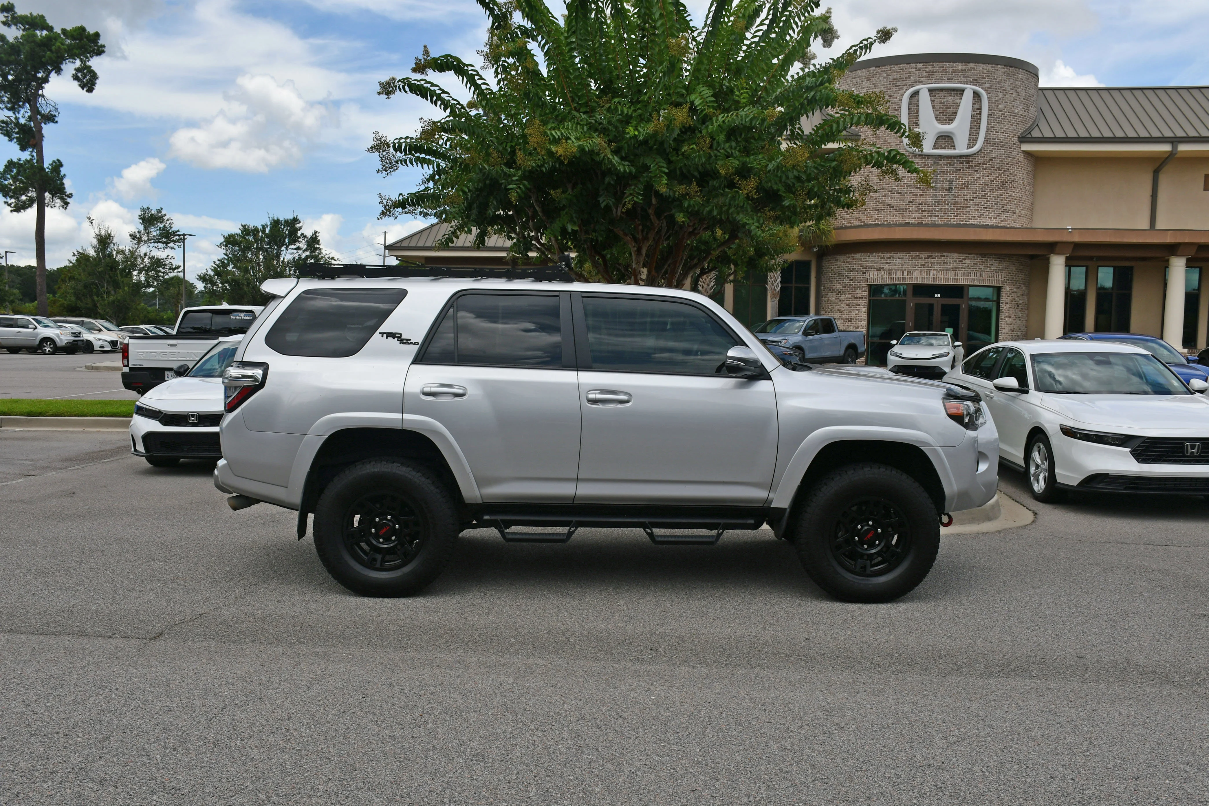 Used 2021 Silver Toyota TRD Off-Road Premium image 4