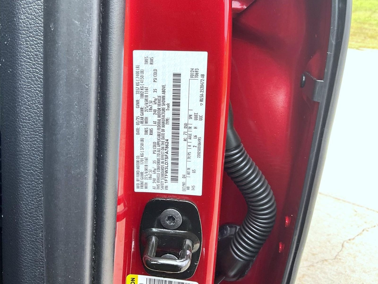 Used 2025 Red Ford XLT image 25