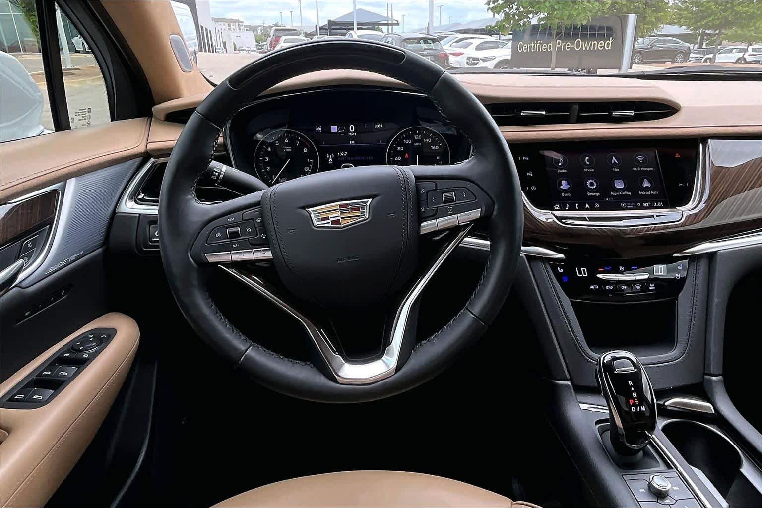 Used 2024 Crystal White Tricoat Cadillac AWD Premium Luxury image 6