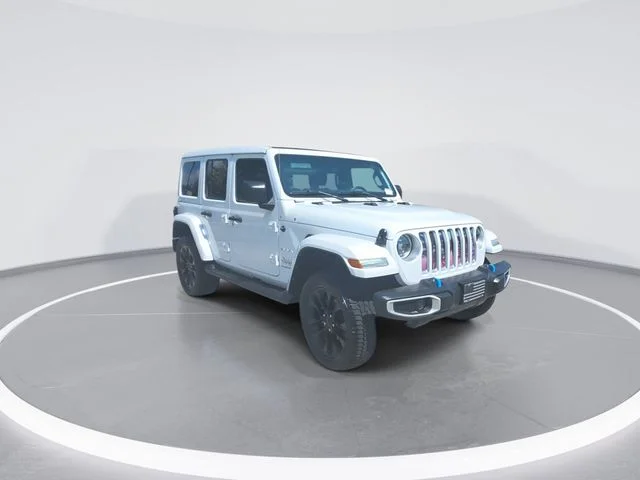 Used 2023 White Jeep Sahara 4xe image 2