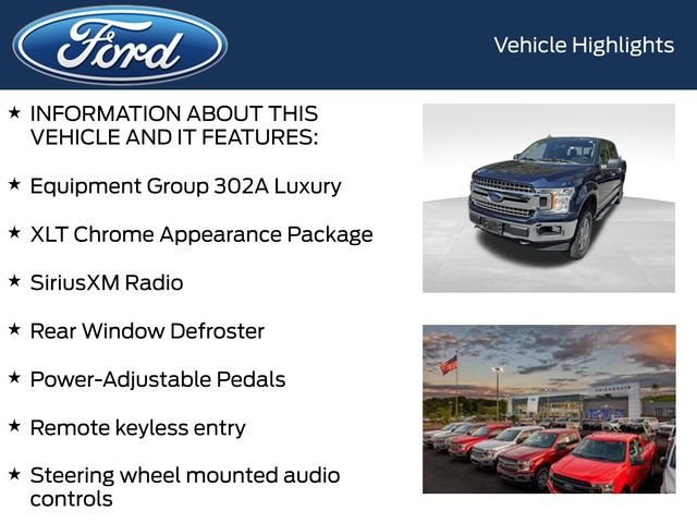 Used 2019 Blue Ford XLT image 5