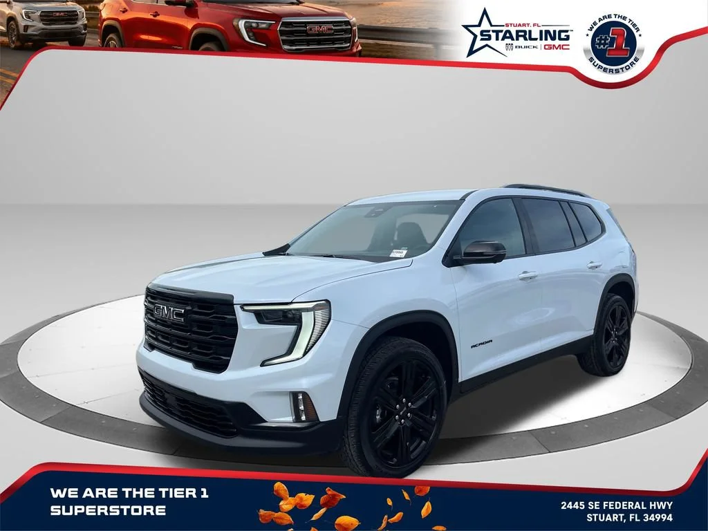 New 2027 Glacier White Tricoat GMC Elevation image 1