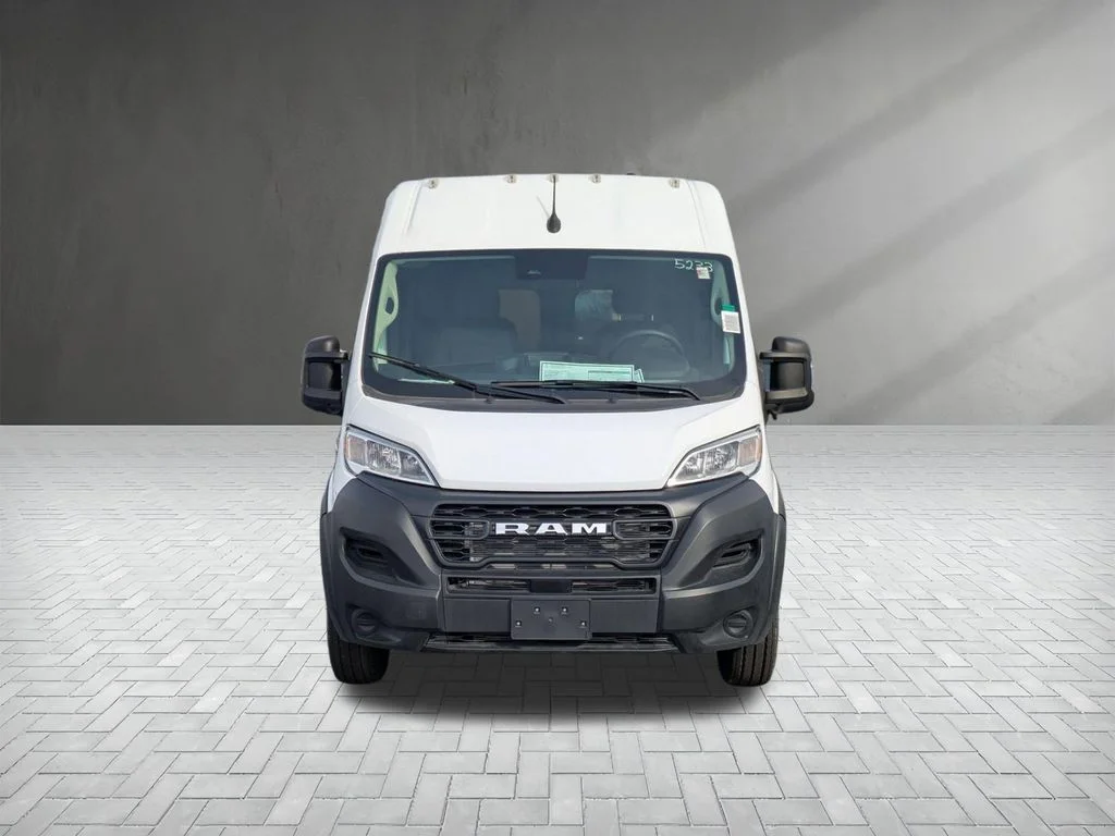 Used 2024 Bright White Clearcoat Ram High Roof image 3