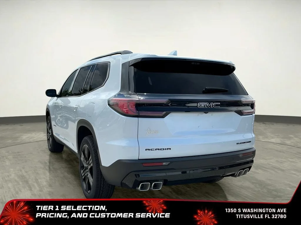 New 2026 Glacier White Tricoat GMC Elevation image 8