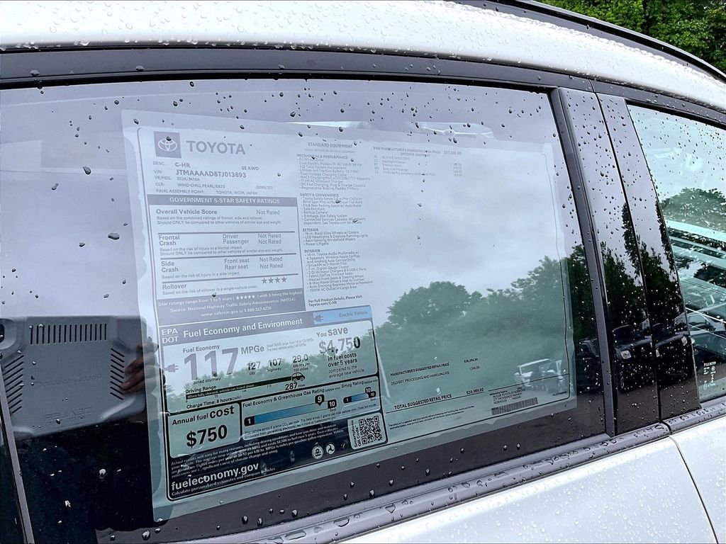 New 2026 Wind Chill Pearl Toyota SE image 18