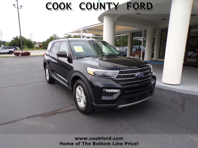 Used 2022 Agate Black Metallic Ford XLT image 1