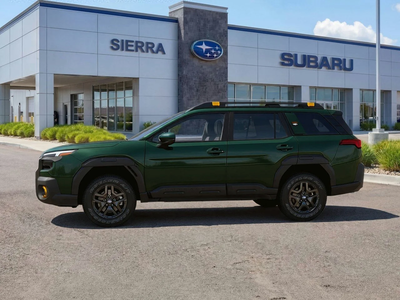 New 2026 Deep Emerald Green Pearl Subaru Wilderness image 3