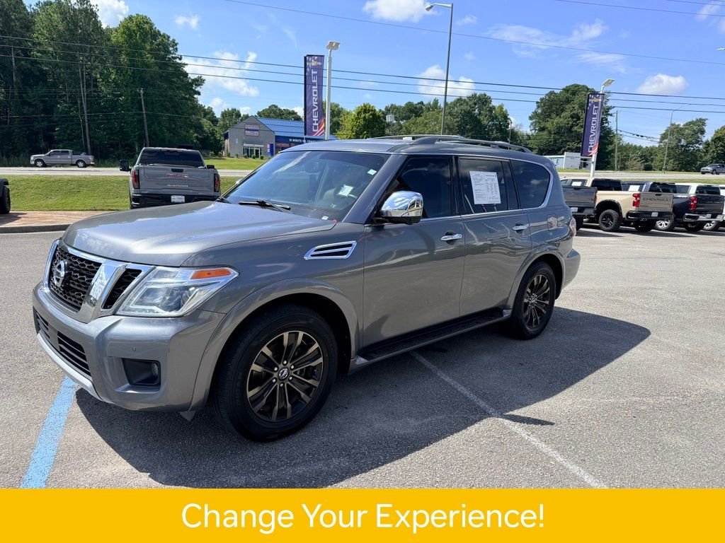 Used 2017 Nissan Armada Platinum with VIN JN8AY2NE4H9700225 for sale in Guntersville, AL