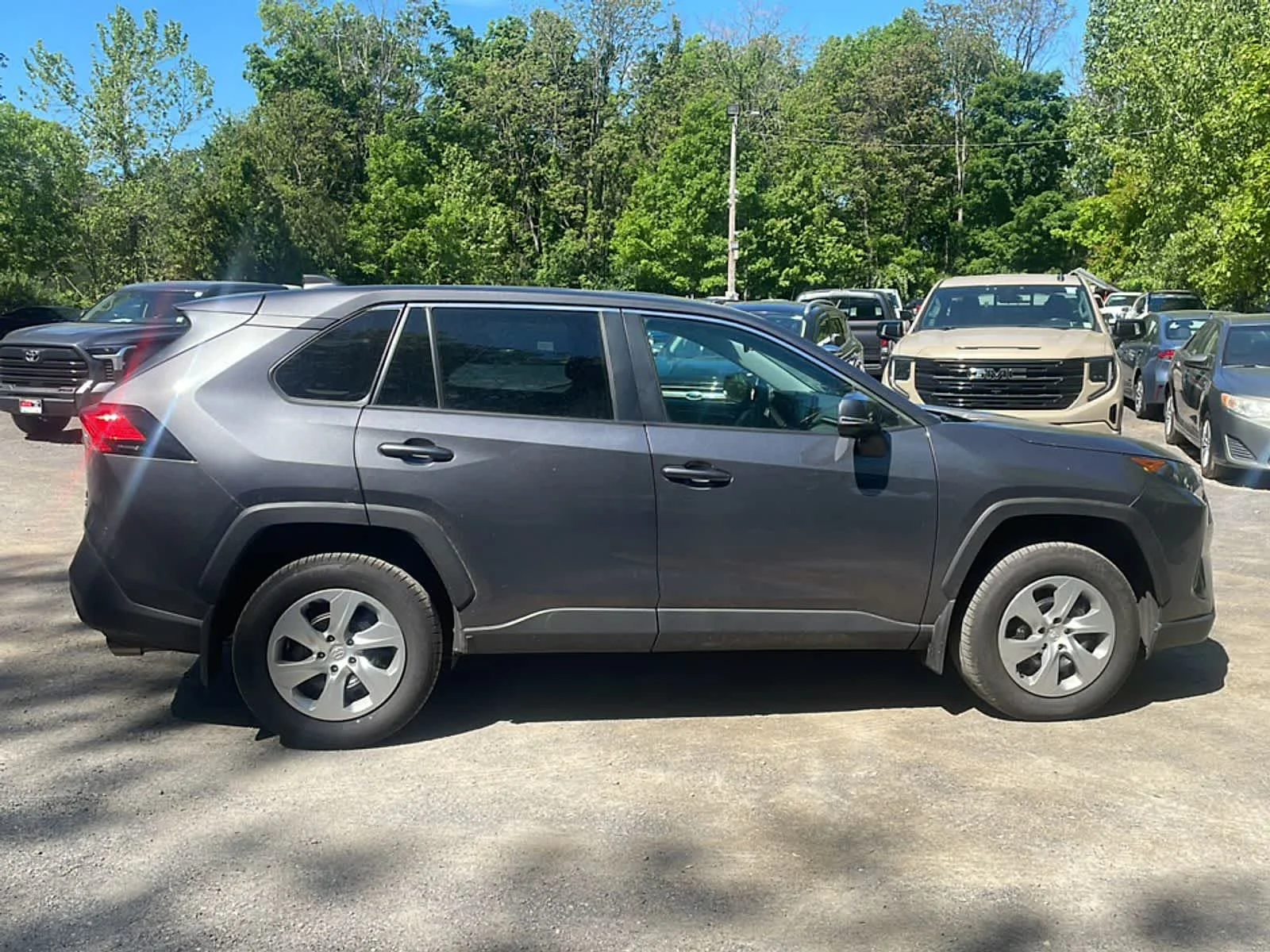 Certified Used 2022 Magnetic Gray Metallic Toyota LE image 11