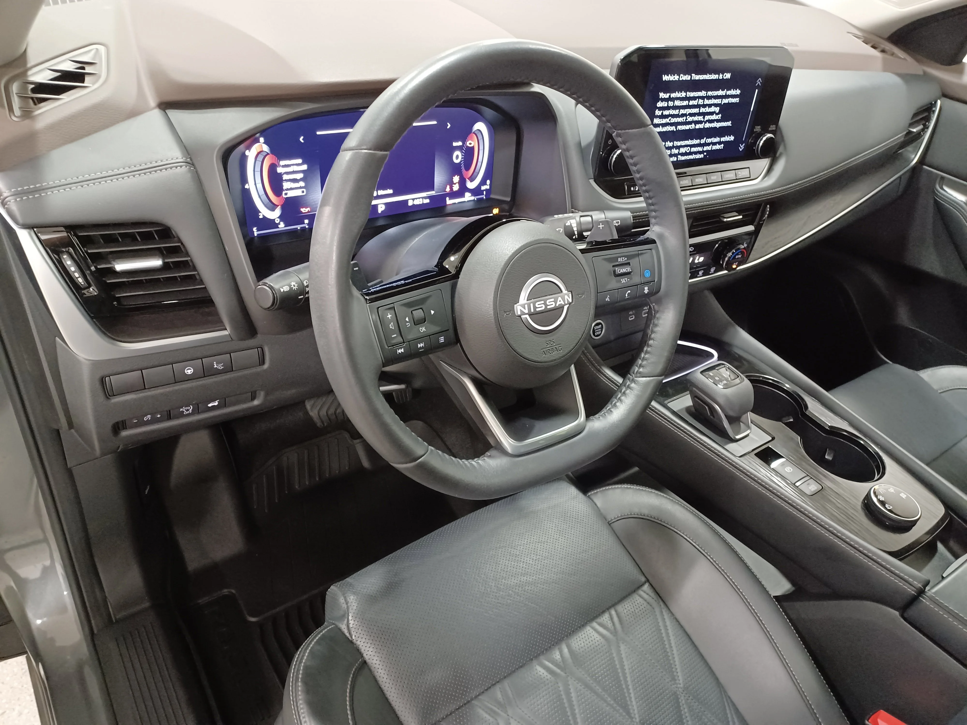 Certified Used 2023 Gun Metallic Nissan Platinum *Adaptive Cruise | Remote Start | Nav | 360 Cam | Htd Lthr & Wheel | Pano Roof | BOSE Audio image 14