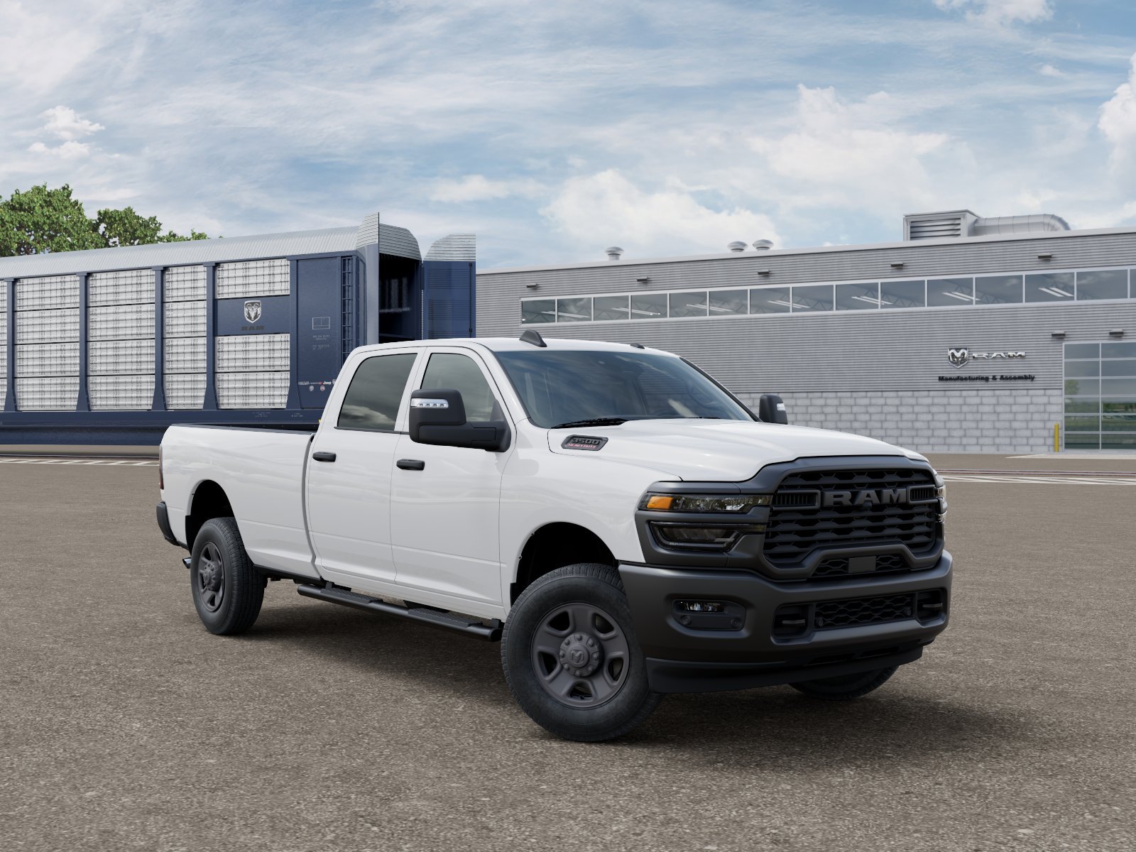 New 2026 Bright White Clear-Coat Exterior Paint RAM Tradesman image 3