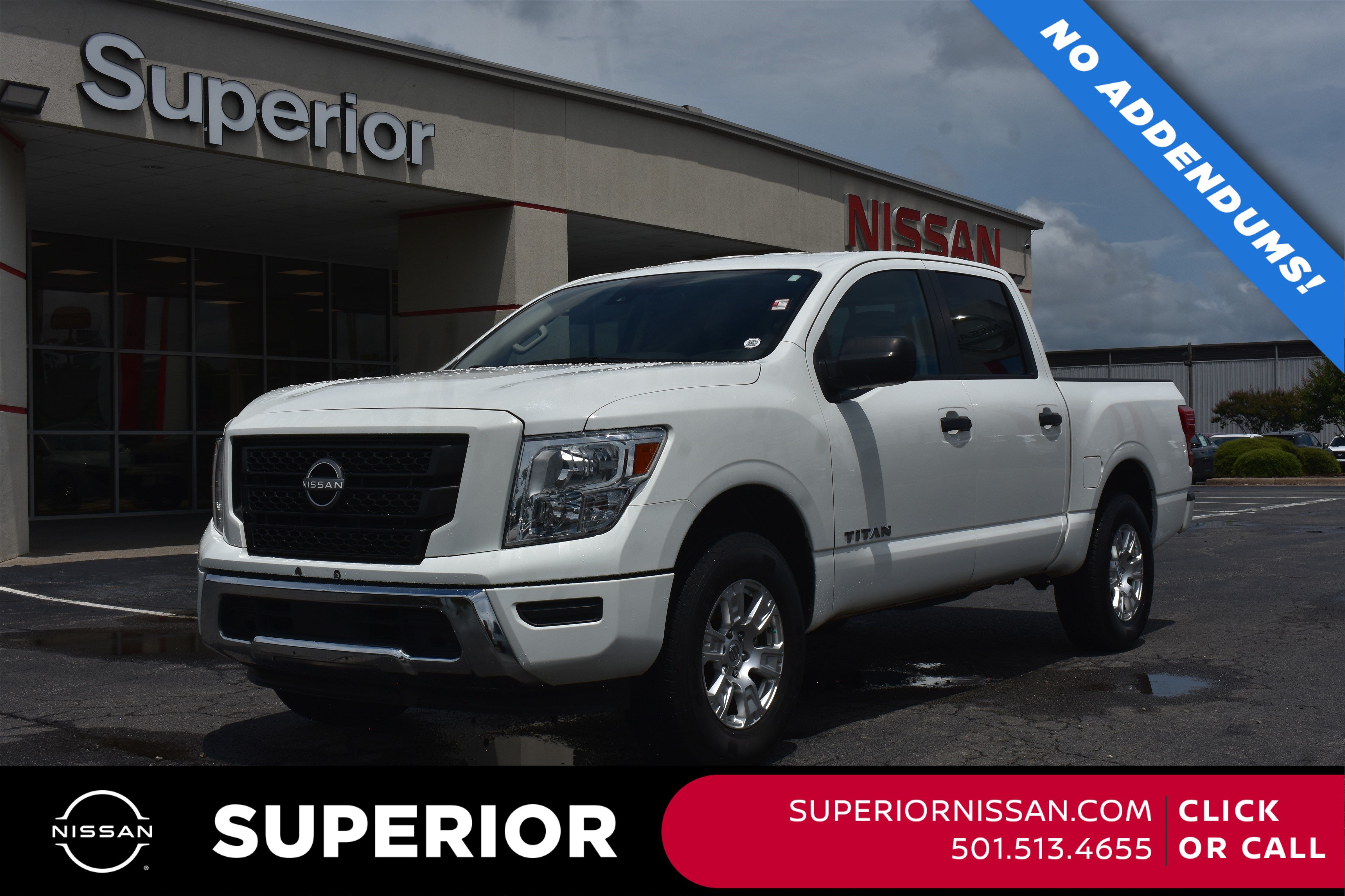 Used 2023 Glacier White Nissan SV image 1