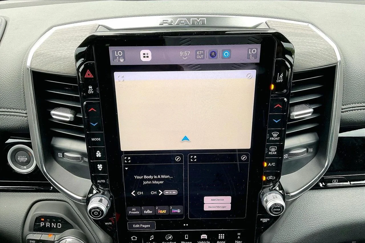 New 2026 Ivory White Tri-Coat Pearl-Coat Exterior Paint RAM Laramie image 17