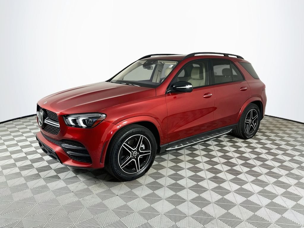Certified Used 2022 Red Mercedes-Benz GLE 450 image 3