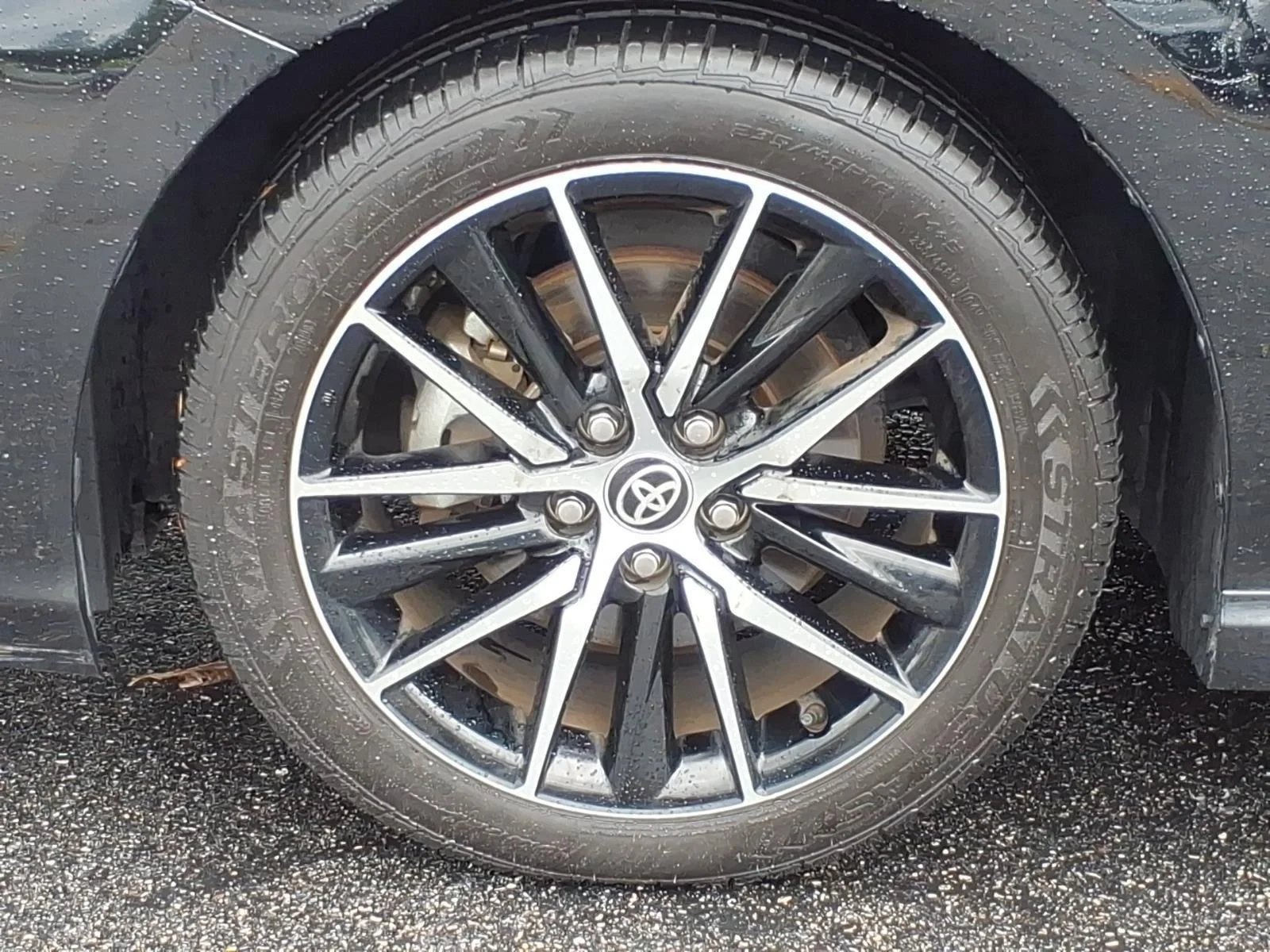 Used 2024 Midnight Black Metallic Toyota SE image 4