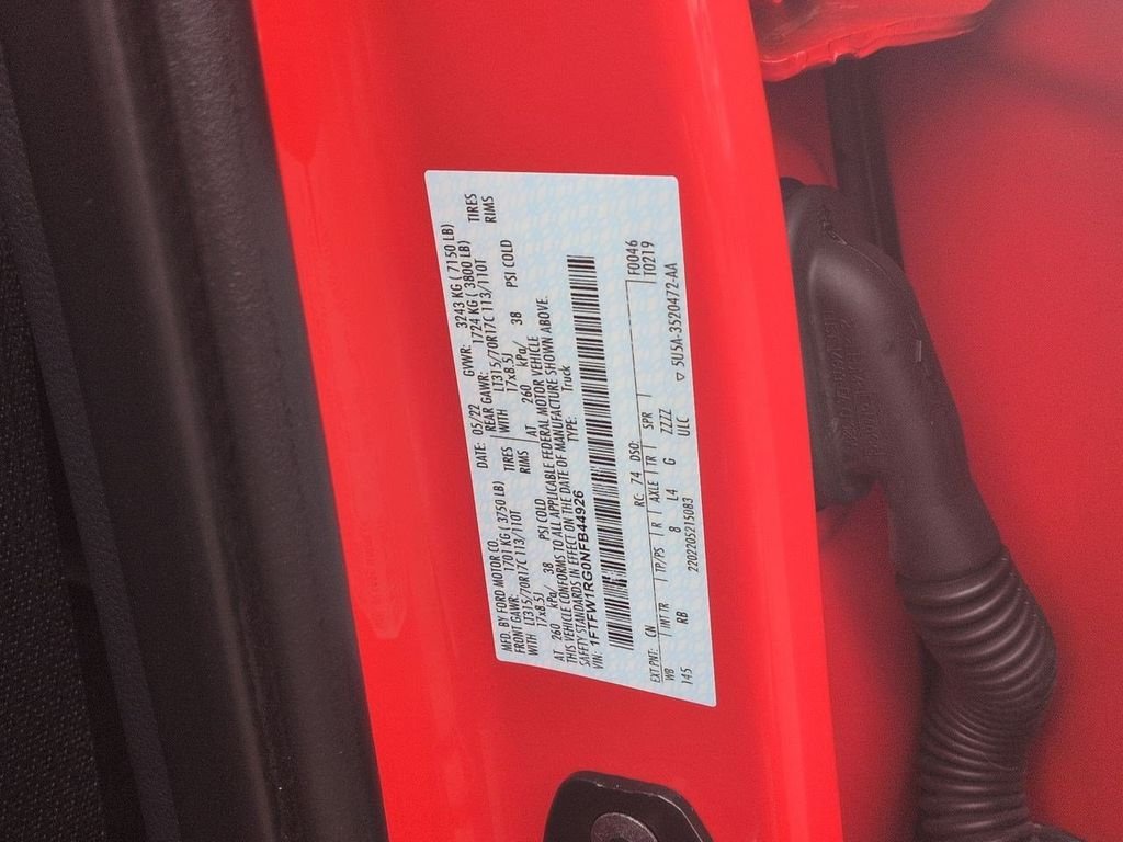 Used 2022 Orange Metallic Ford Raptor image 35