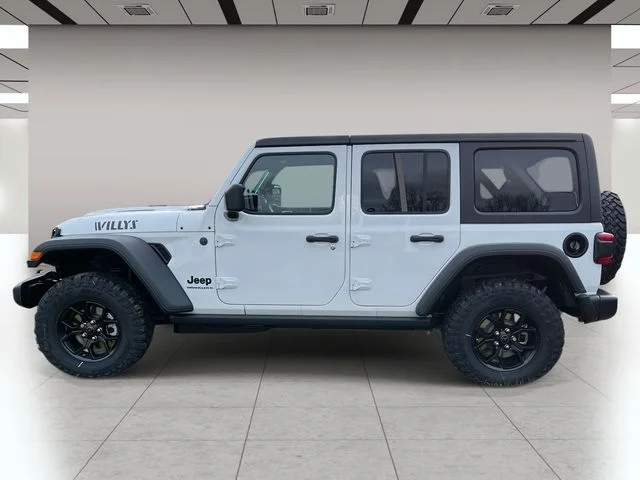 New 2026 Bright White Clear-Coat Exterior Paint Jeep Willys image 5