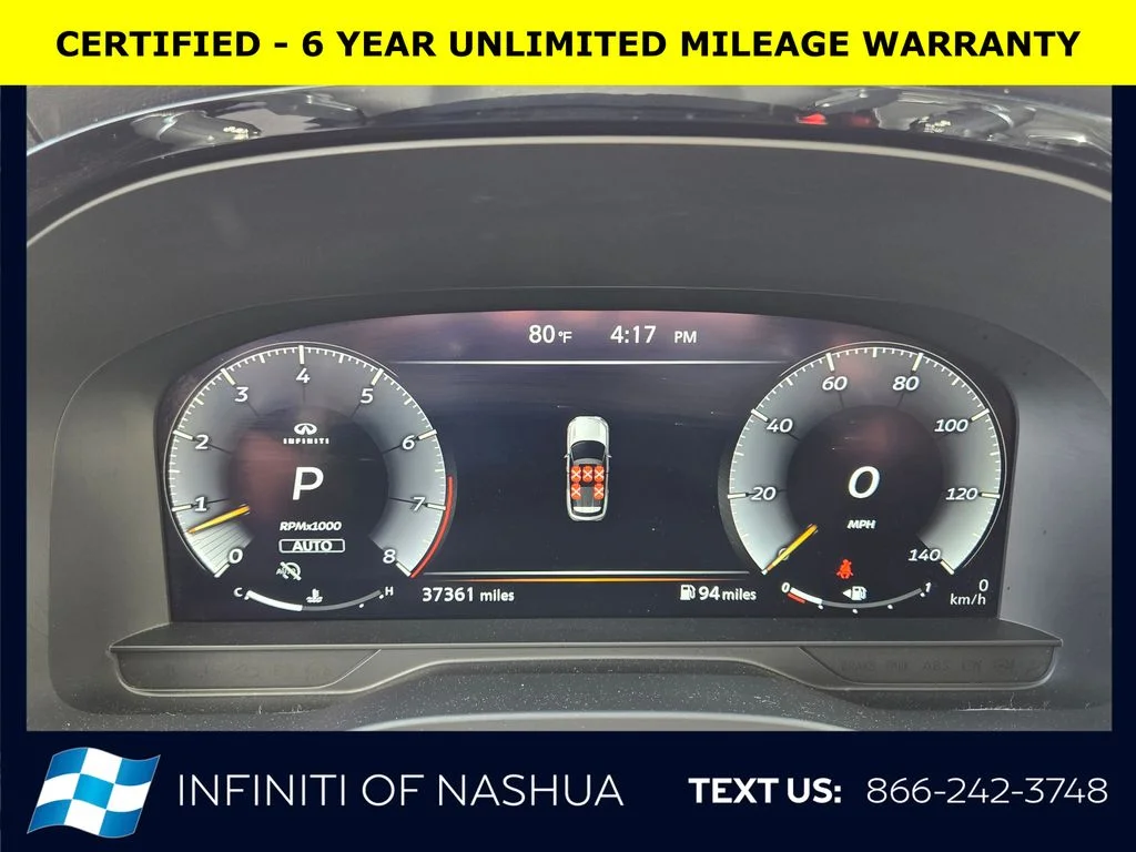 Certified Used 2023 White INFINITI LUXE image 24