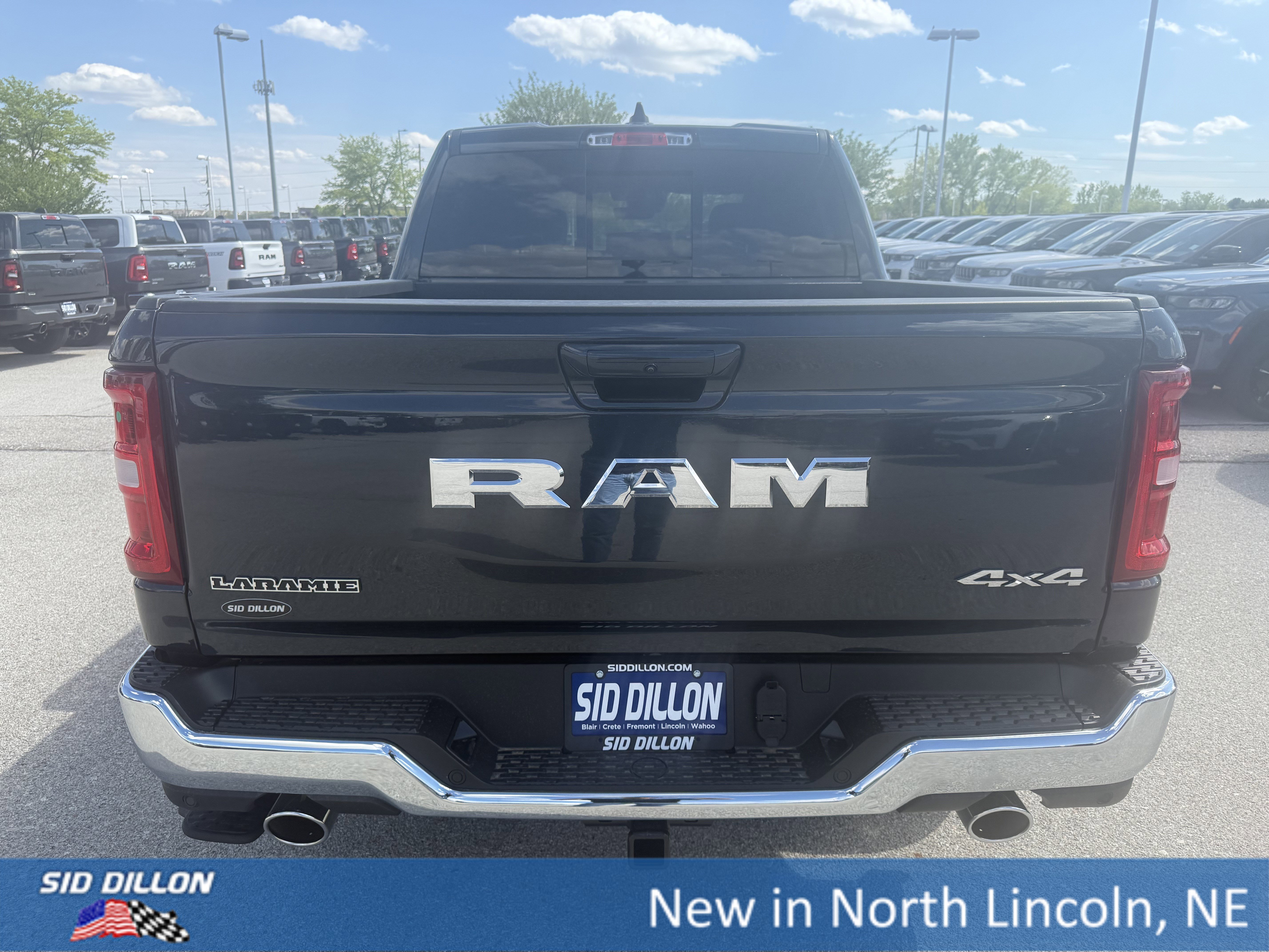 New 2026 Forged Blue Metallic Exterior Paint RAM Laramie image 4