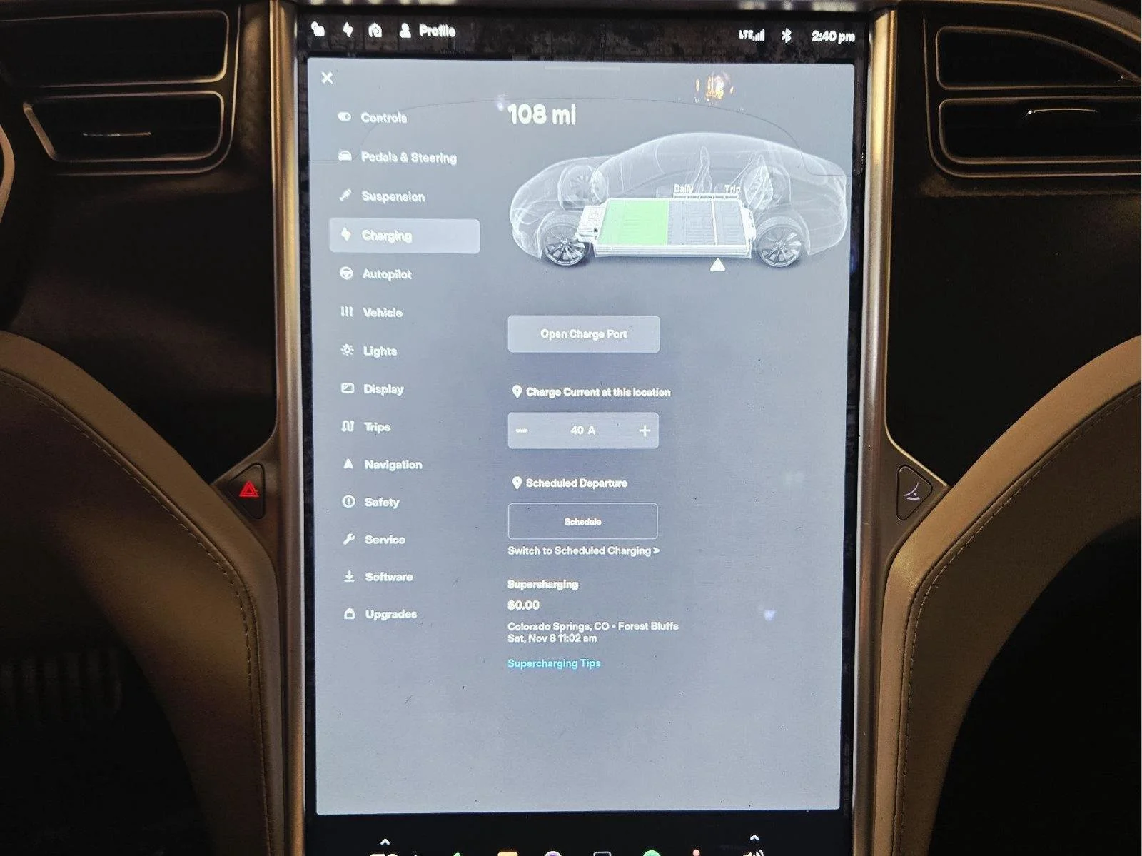 Used 2015 White Tesla P85D image 37