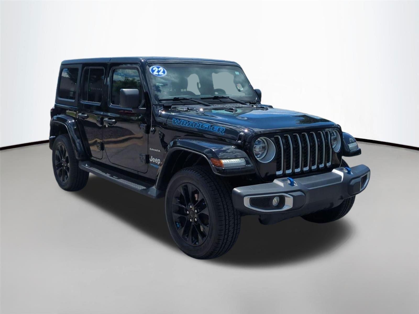 Used 2022 Black Clearcoat Jeep Unlimited Sahara image 7
