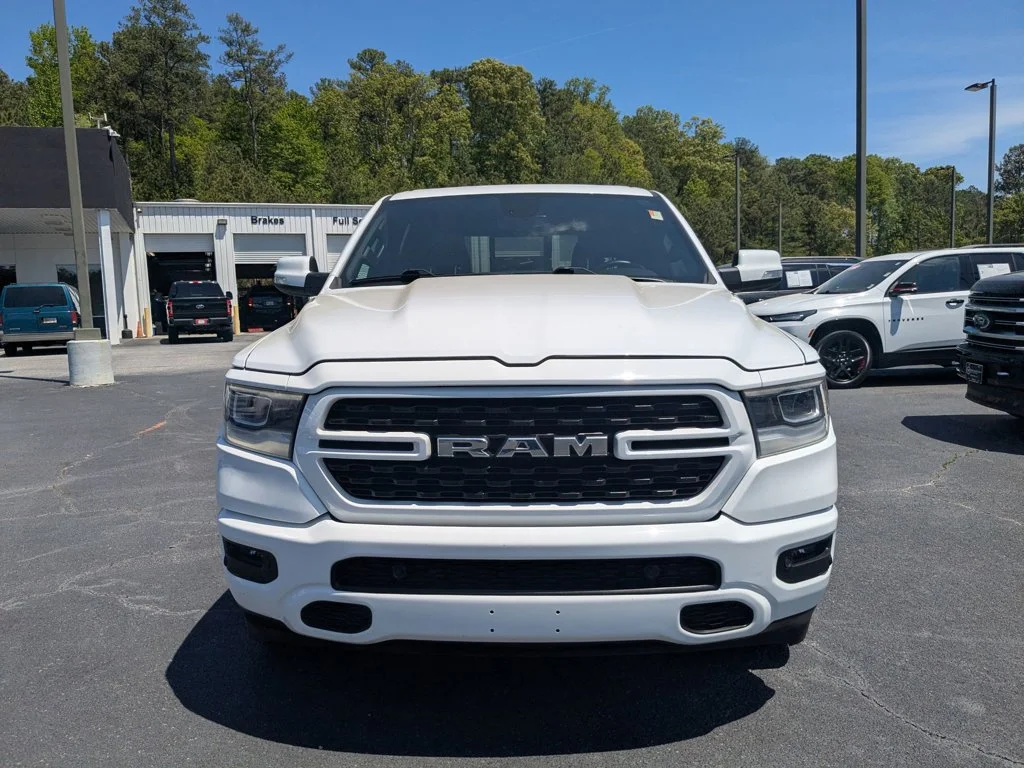 Used 2022 Bright White Clearcoat Ram Big Horn image 2