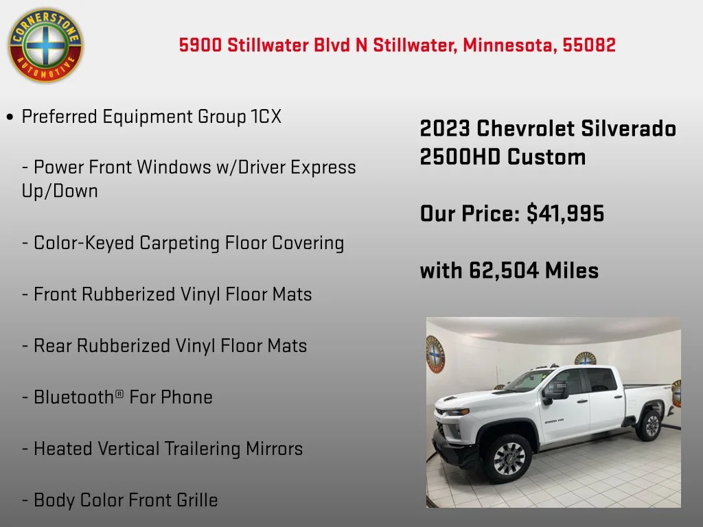 Used 2023 White Chevrolet Custom image 10