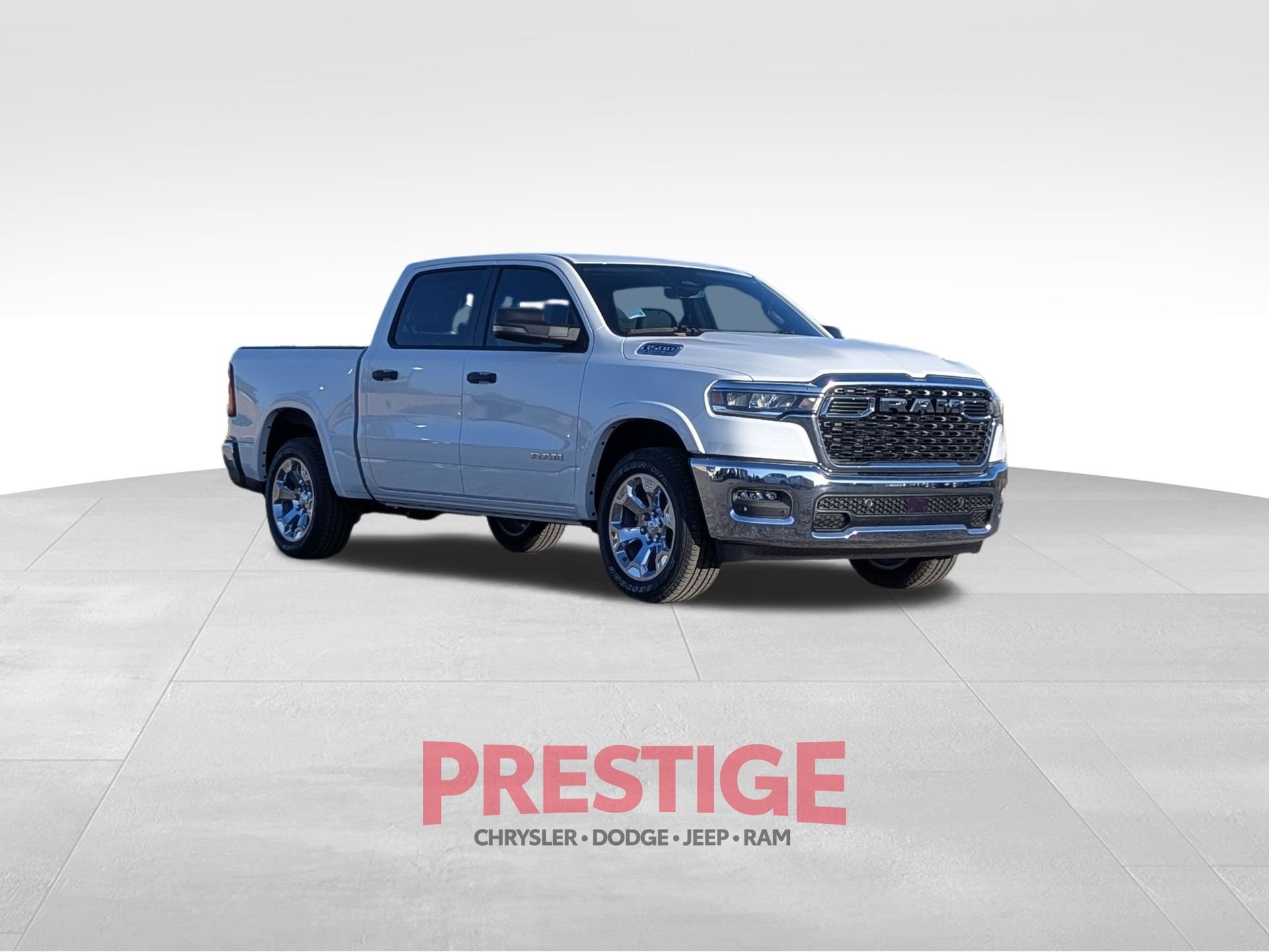 New 2026 Bright White Clear-Coat Exterior Paint RAM Big Horn/Lone Star image 3