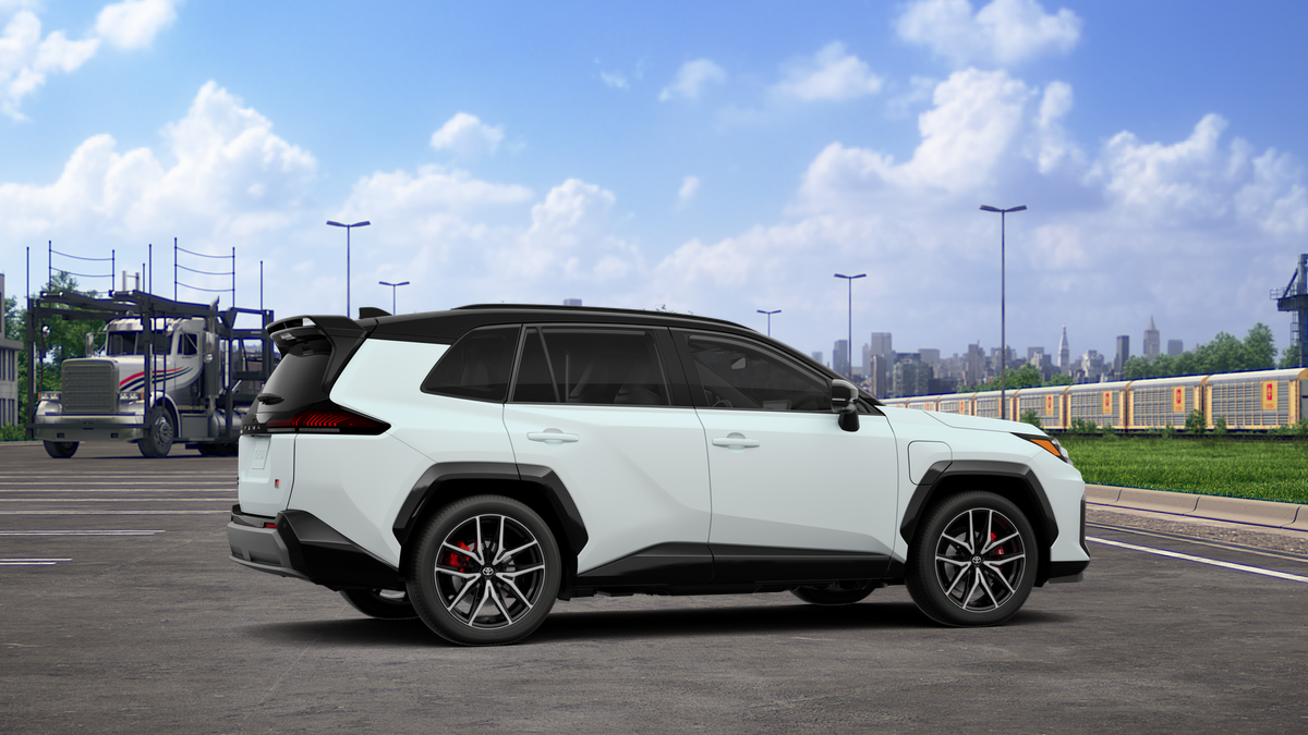 New 2026 Wind Chill Pearl with Midnight Black Metallic roof Toyota GR SPORT image 11