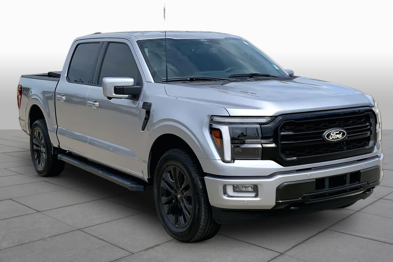 Used 2024 Iconic Silver Metallic Ford LARIAT image 2
