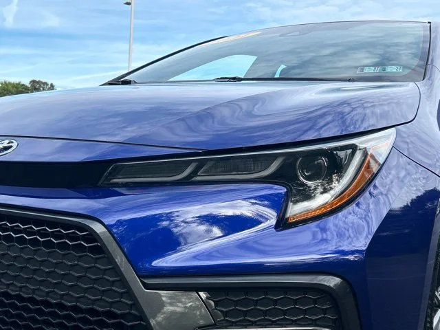 Used 2021 Blue Toyota SE image 10
