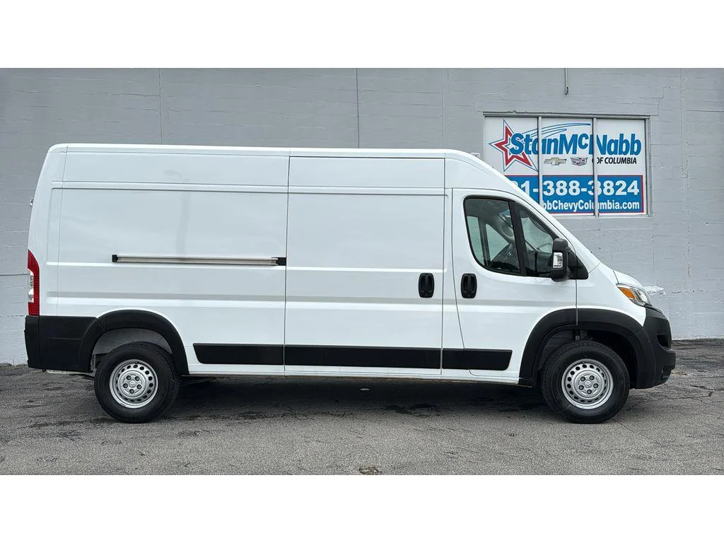 Used 2025 Bright White Clearcoat Ram Tradesman CARGO 159WB HIGH ROOF 3.6L image 3