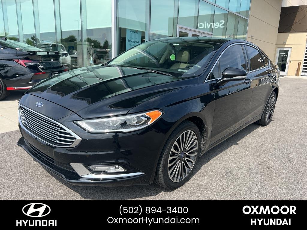 Used 2018 Shadow Black Ford Titanium image 3