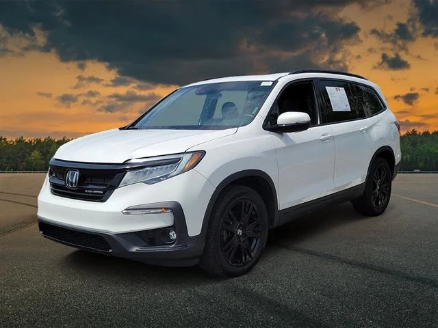 Used 2022 Platinum White Pearl Honda Black Edition image 2