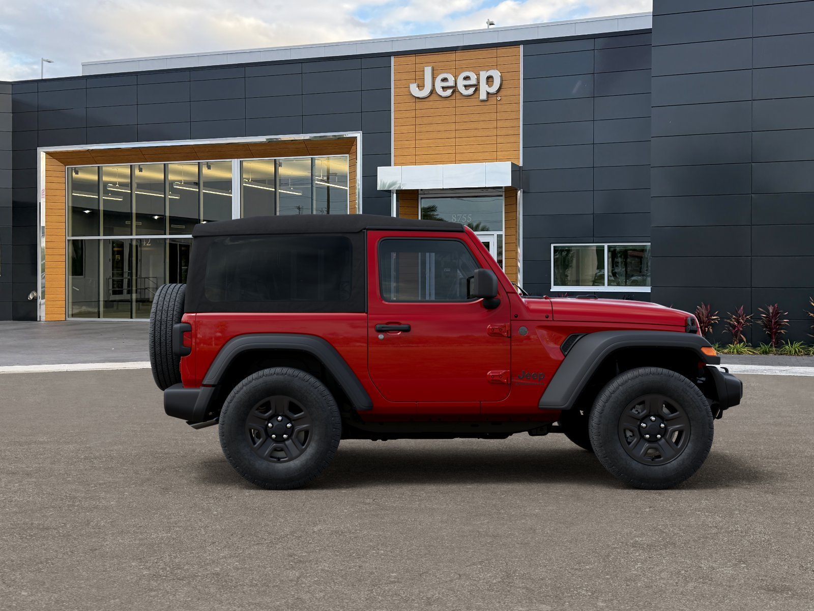 New 2026 Firecracker Red Clear-Coat Exterior Paint Jeep Sport image 47