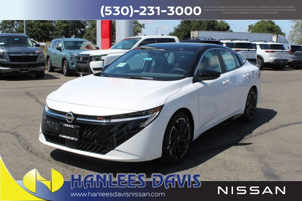 New 2026 Aspen White TriCoat / Super Black Two-tone Nissan SR image 3