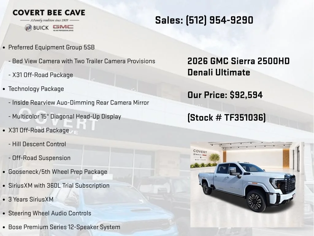 2026 GMC Sierra 2500HD Denali Ultimate - Photo 26
