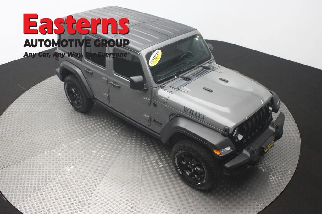 Used 2021 Gray Jeep Unlimited Willys image 3