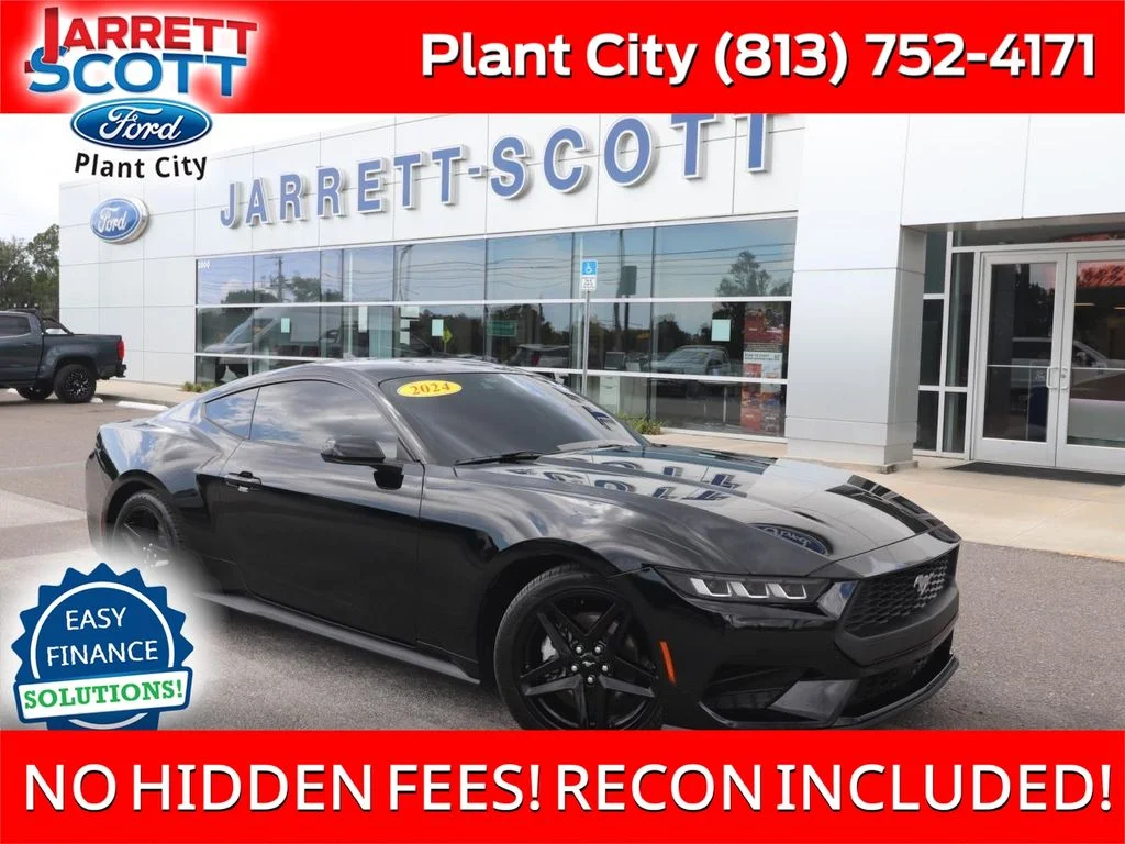 Certified Used 2024 Black Ford EcoBoost image 1