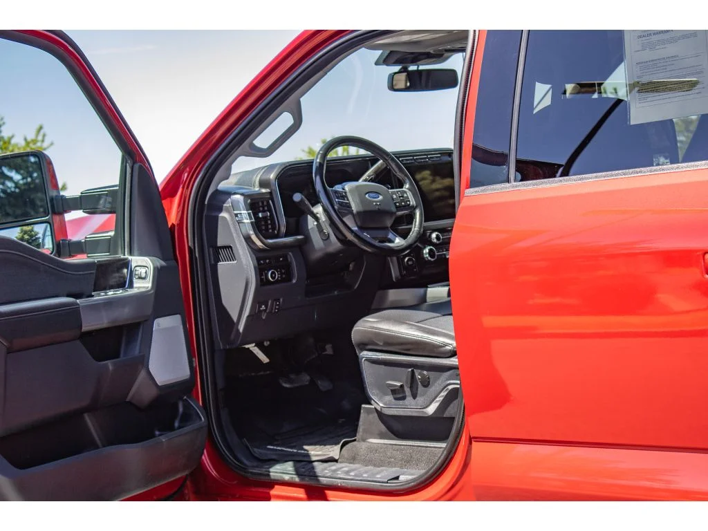Used 2023 Rapid Red Metallic Tinted Clearcoat Ford LARIAT image 29