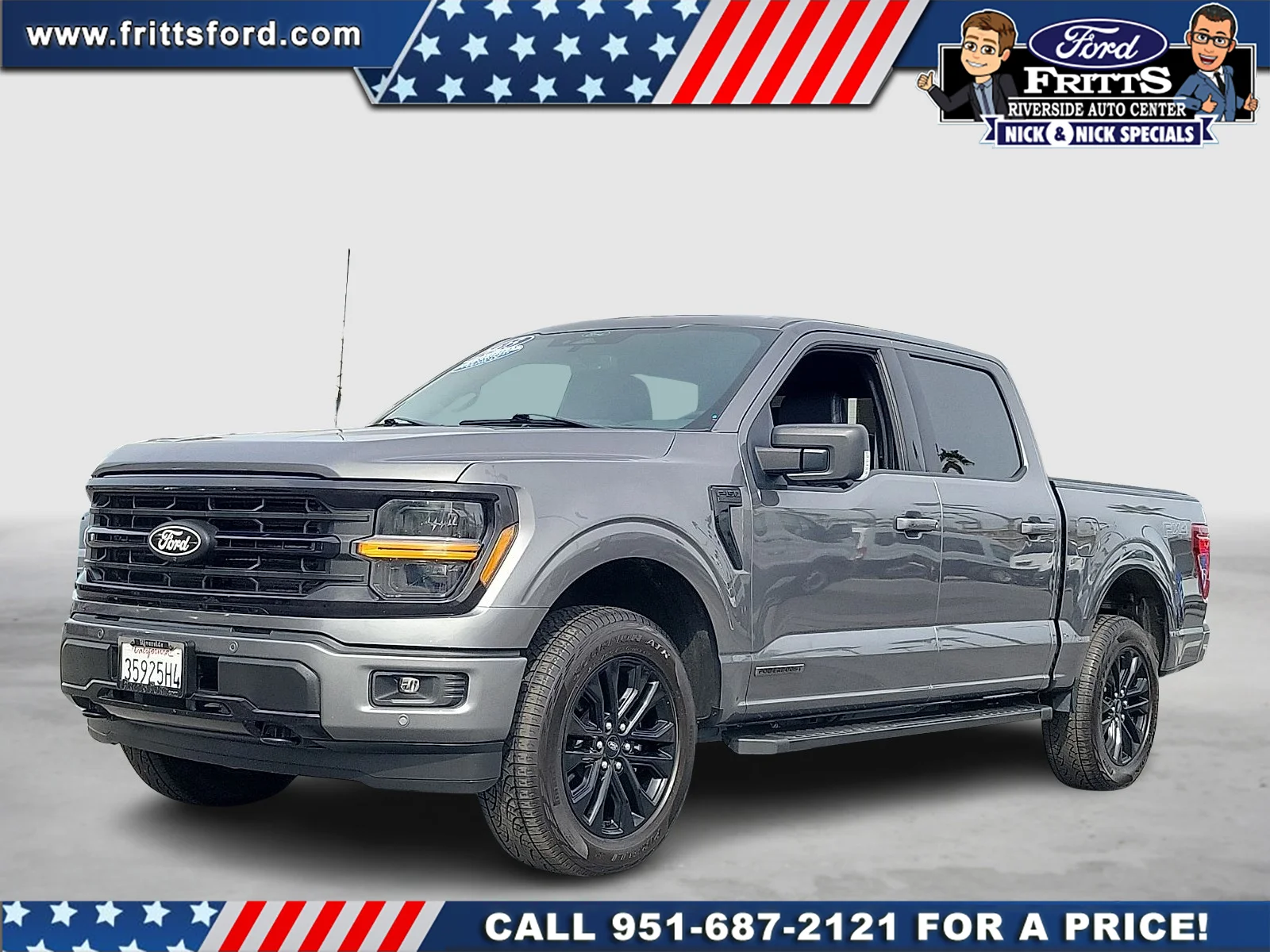 Certified Used 2025 Gray Metallic Ford XLT image 1