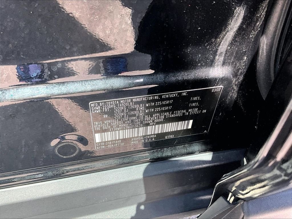 Used 2022 Black Toyota XLE image 35